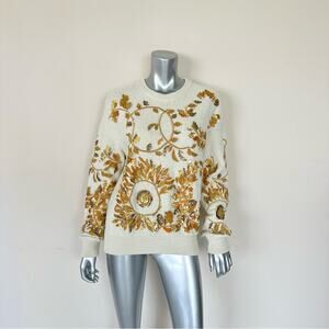 NEW!!! CHANEL 18C PARIS GREECE EMBROIDERED POOLOVER SWEATER FR 40 US 8